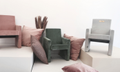 Groeifauteuil 3-6 jaar in fluwelen uitvoering